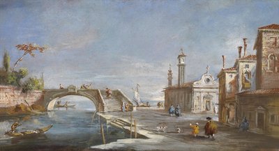 A Canal in Venice by Francesco after Guardi